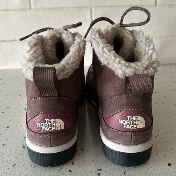 THE NORTH FACE Sierra Leather Mid Lace Waterproof Boots Performance Shoes Sz 9.5 - Picture 5 of 15